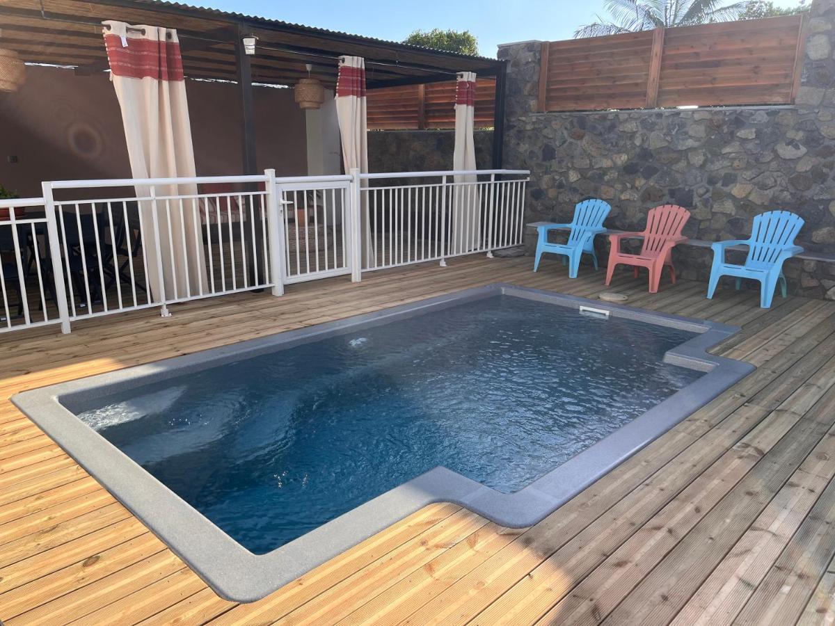 La Casita Creole Villa Avec Piscine Et Jacuzzi Сен-Пьер Экстерьер фото